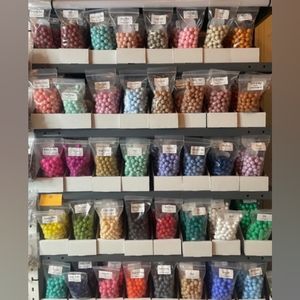 Foculs and Beads and pens and kits for bracelets and keychains